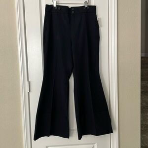 Anthropologie Navy Marin Wideleg Trousers NWT